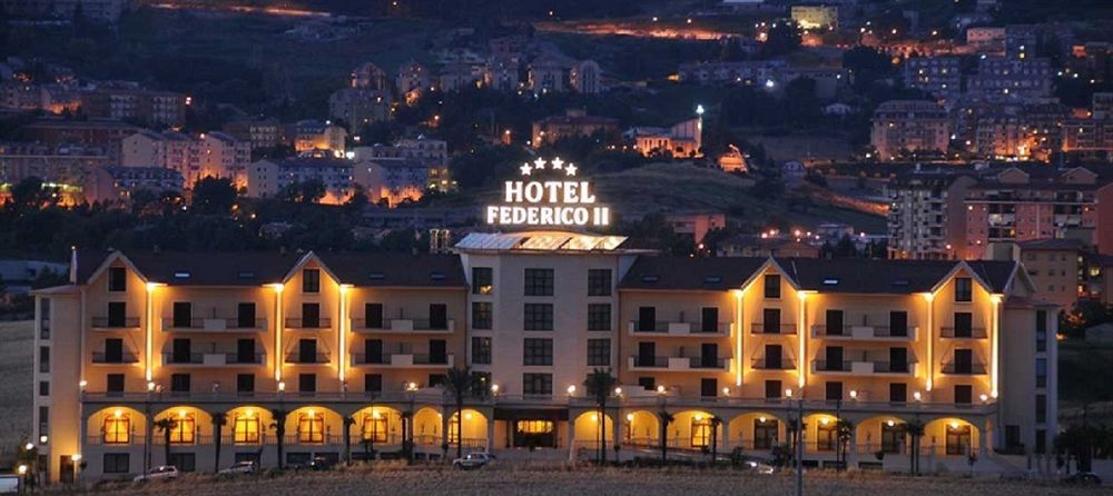 Hotel Federico II Enna Kültér fotó